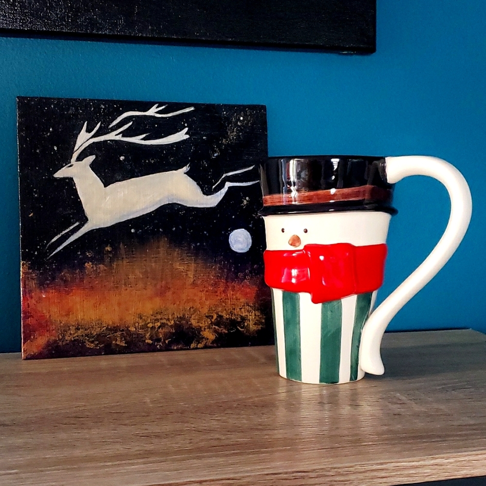 Snowman Holiday Ceramic Drink Mug